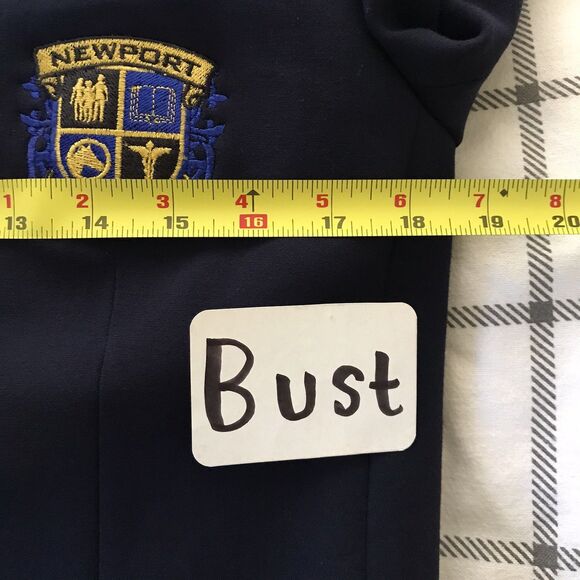J. Crew Regent Navy Blue Classic Preppy Academia Blazer Jacket - 10 M - Picture 6 of 9